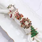 Кольца для салфеток в виде рождественской елки