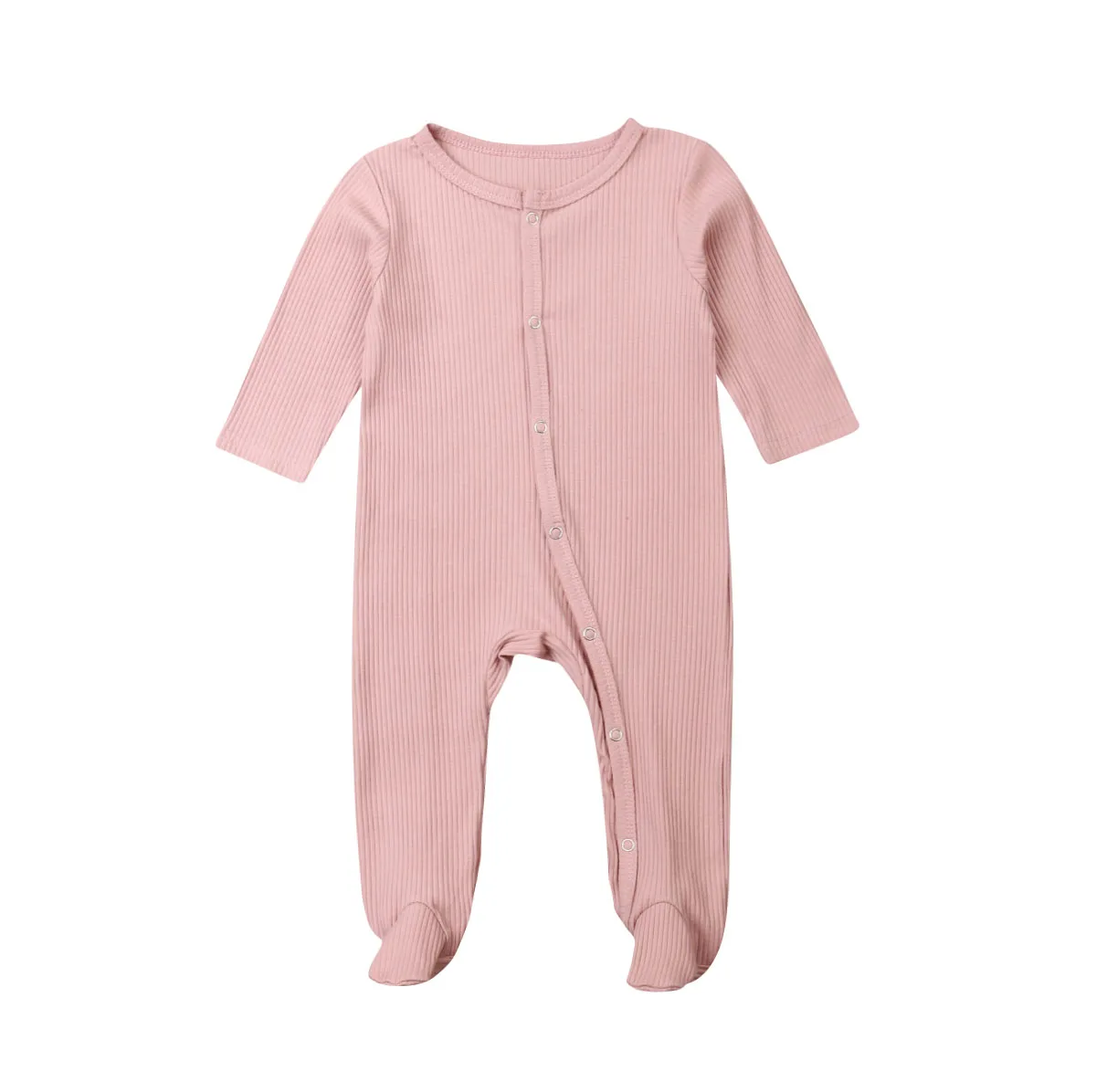 Baby Clothes 2019 Infant Boy Girl Autumn Solid Knitted Romper Jumpsuit Outfits | Детская одежда и обувь