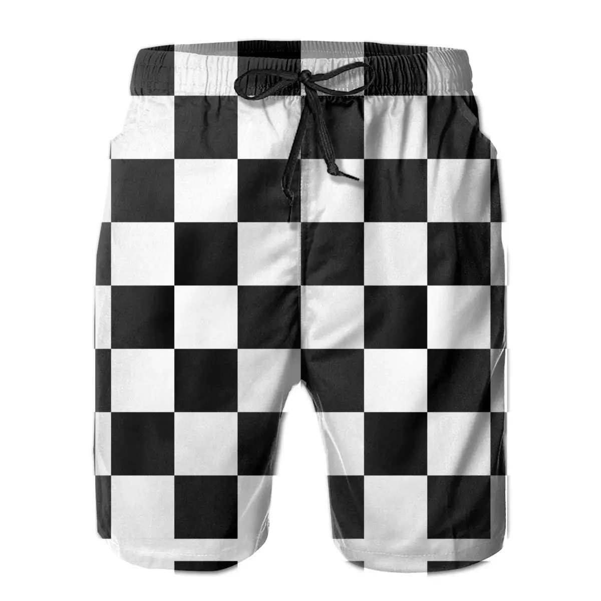 

Hawaii Pants Beach R333 Breathable Quick Dry Humor GraphicSports Checkered Flag Racing Chess Chessboard Checkers Checkerbo