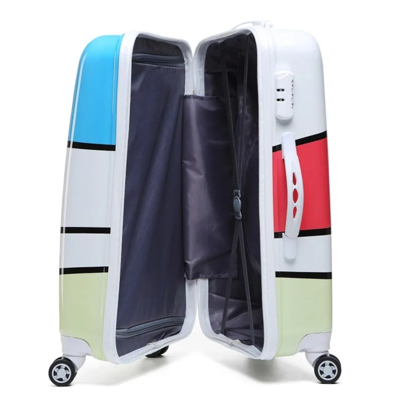 Для женщин Путешествия Чемодан чехол Спиннер костюм мужчин прокатки на колесах