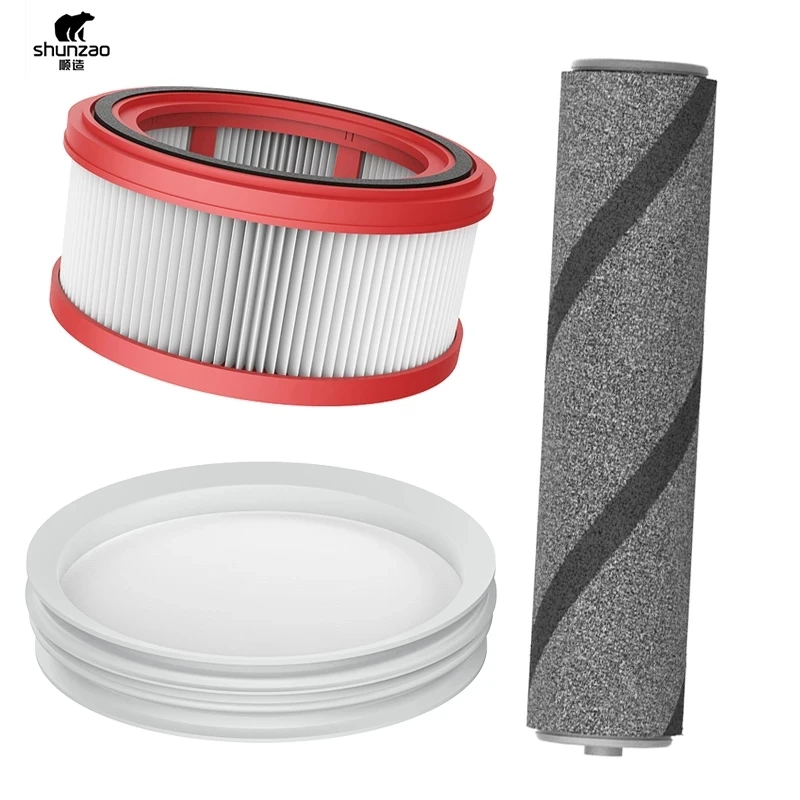 

Shunzao Z11/Z11 Pro Vacuum Cleaner Spare Parts Accessories HEPA Filter Sets Cleaner Parts, Sponge Filter Roller Brush
