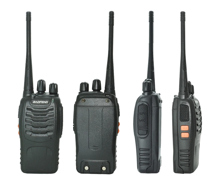 

2Pcs/set BF-888S Walkie Talkie Portable radio station BF888s 5W BF 888S Comunicador Transmitter Transceiver radio set