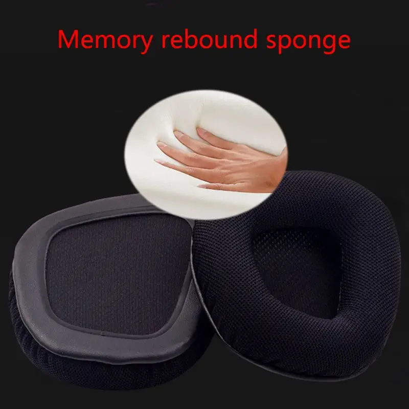 Мягкие амбушюры накладки для наушников сменная повязка на голову игровых Corsair VOID