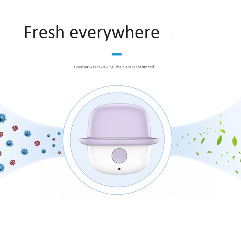 

Hanging Neck Necklace Air Purifier, Portable Negative Ion Portable Purifier, Suitable for Adults and Children(Two Packs)