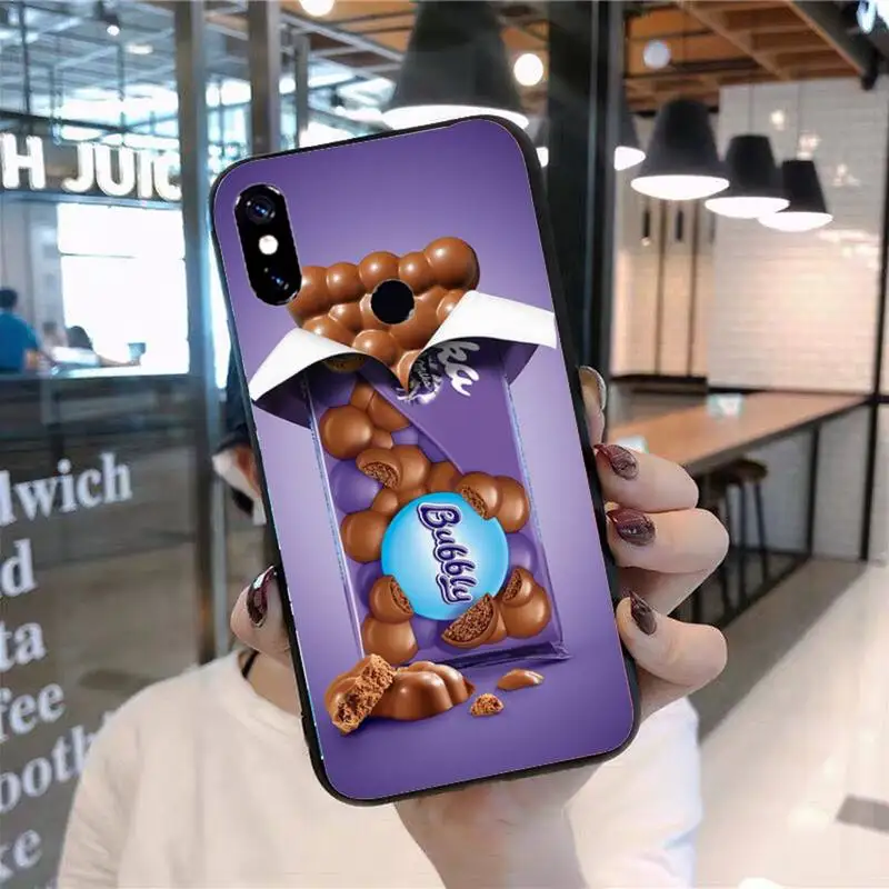 

Chocolate Milka Box Phone Case For Xiaomi Redmi 7 8 9t 9se k20 mi8 max3 lite 9 note 9s 10 pro