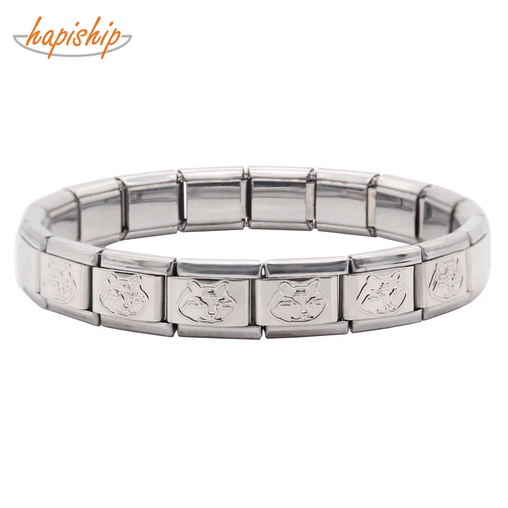 Браслет Hapiship из нержавеющей стали с изображением кошки 9 мм G009 2019|bracelet fashion|fashion