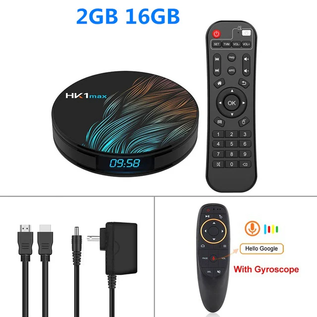 2GB16GB G10 voice HK1 MAX Мини Смарт ТВ приставка Android 9,0 2,4G/5G Wifi RK3318 четырехъядерный BT 4,0 приставка медиаплеер 4G 32G 64G Google плеер - Цвет: 2GB16GB G10 voice