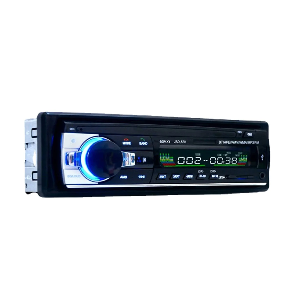 

Автомобильный радиоприемник, стерео, FM, Aux-вход, SD, USB, Типоразмер 12 В