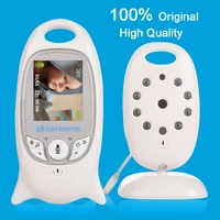 2 way night vision infrared led temperature monitoring and 8 lullaby wireless video baby monitor color security camera