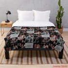 Нарядное одеяло Hope Mikaelson, шерстяное одеяло со снежинками, Коралловое флисовое покрывало, портативное одеяло