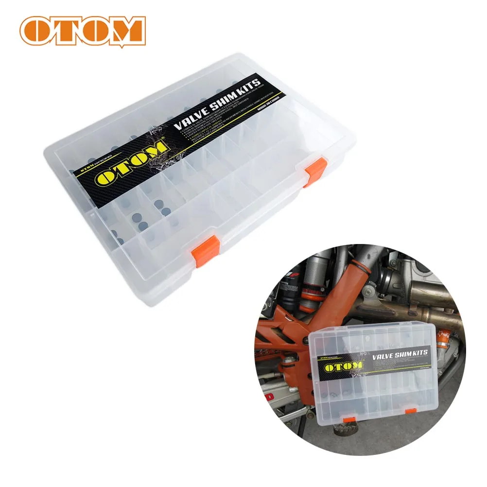 OTOM мотоцикл части двигателя регулируемый клапан прокладки-шайбы комплект для