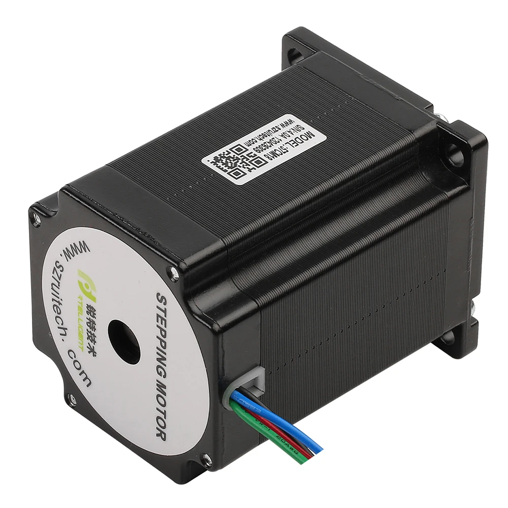 Rtelligent 57CM18 Nema 23 шаговый двигатель 0.9NM-2.2NM 4-свинцовый 57 мм фланцевый шаговый двигатель для гравировального фрезерного станка с ЧПУ