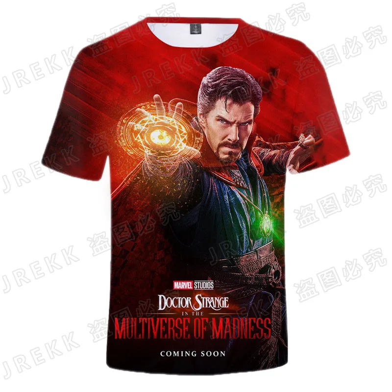 2021 летняя одежда с героями комиксов Марвел Doctor Strange 3D футболка для мужчин женщин