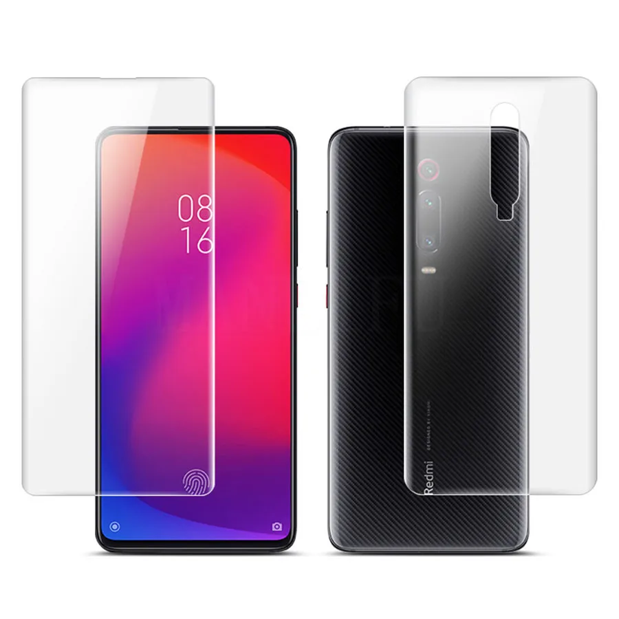 Защитная пленка 20D для Xiaomi Mi 10 Pro Гидрогелевая наклейка из силикона и ТПУ Для A3 9T