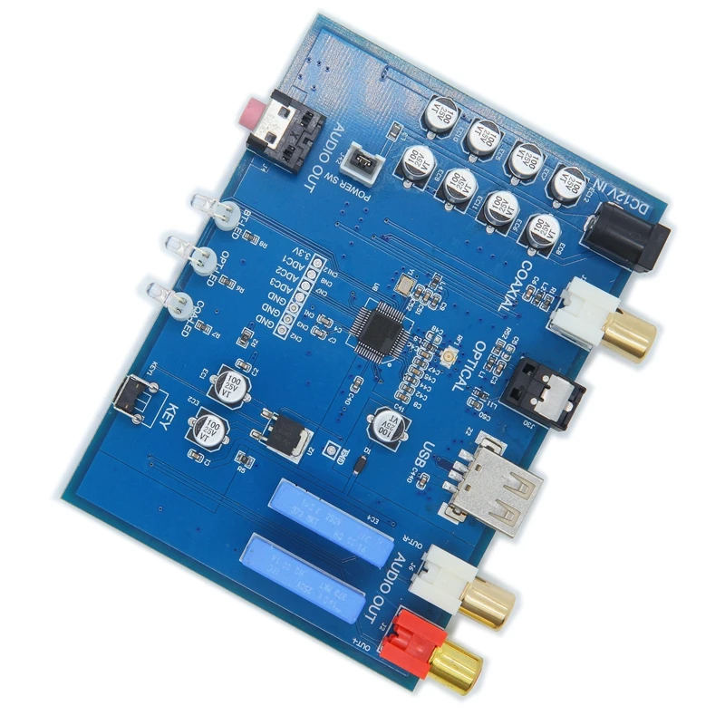 

DAC Fancier Grade HiFi Decoding Motherboard 192khz 24bit Fiber Coaxial USB Bluetooth 5.0 Readable U Disk