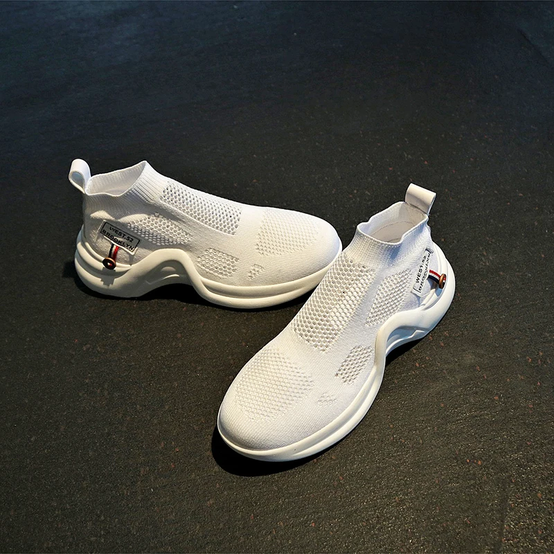 

Women Sneakers Vulcanized Shoes Sock Footwear Sports Running Shoes City Jogging Outdoor Walking Shoes high Increasing