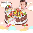 37 шт., детские пластиковые игрушки торт