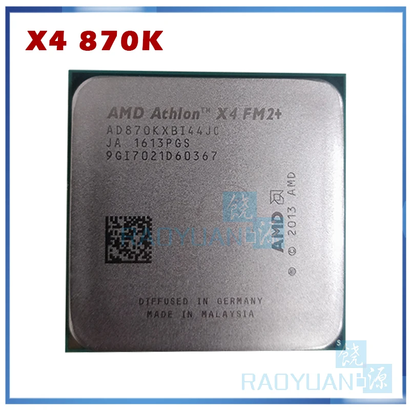 

Четырехъядерный процессор AMD Athlon X4 870K 3,9 ГГц AD870KXBI44JC Socket FM2 +