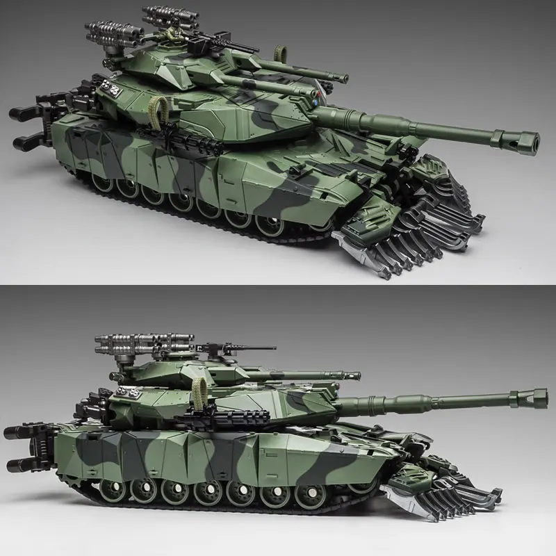 WJ Трансформация игрушки драка сплав 28 см SS лидер камуфляж Танк M1A1 режим ко фигурка модель робота коллекция подарки