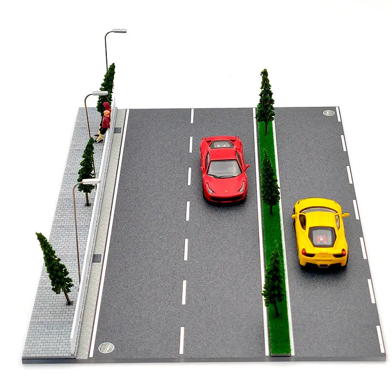 Oversteer 1/64 Road Way B OS640003 литье под давлением Diorama Yaotai модель украшения сцены |