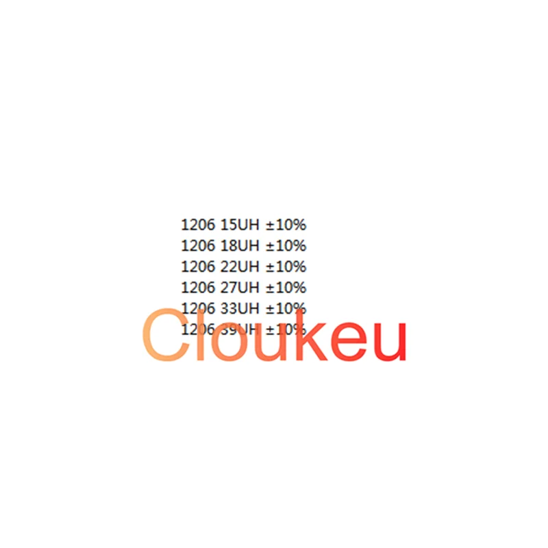 1206 SMD ламинированный индуктор 15UH 18UH 22UH 27UH 33UH 39UH 10% точность |