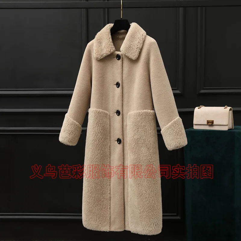 Женская куртка меховое пальто зимняя флисовая женское длинное женская