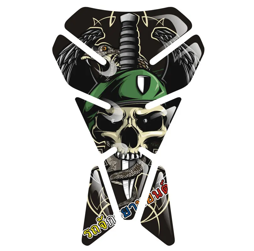 3D HRC полимерный гель наклейка на бак мотоцикла Наклейка Эмблема Для Moto GP Стильные