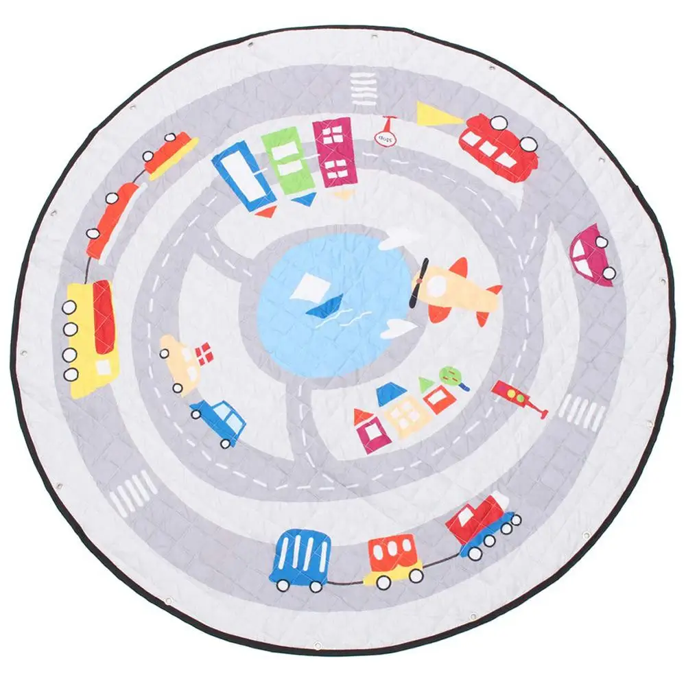 Игровой коврик круглые детские коврики для детской и портативной игрушки