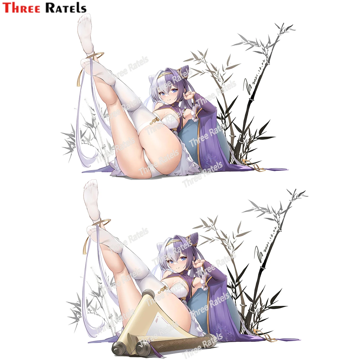

Three Ratels H19 D Anime Stickers For Ying Swei Azur Lane Personalized Vinyl Waterproof Decals
