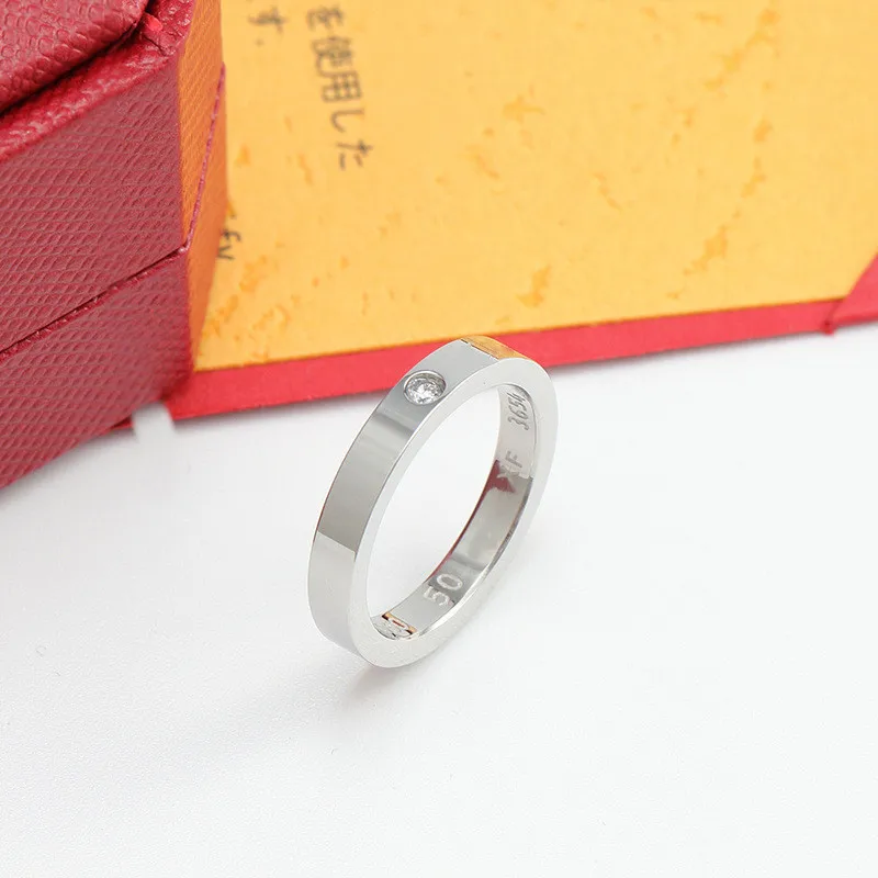 

New classic carter signature ring classic fashion couple ring with LOGO