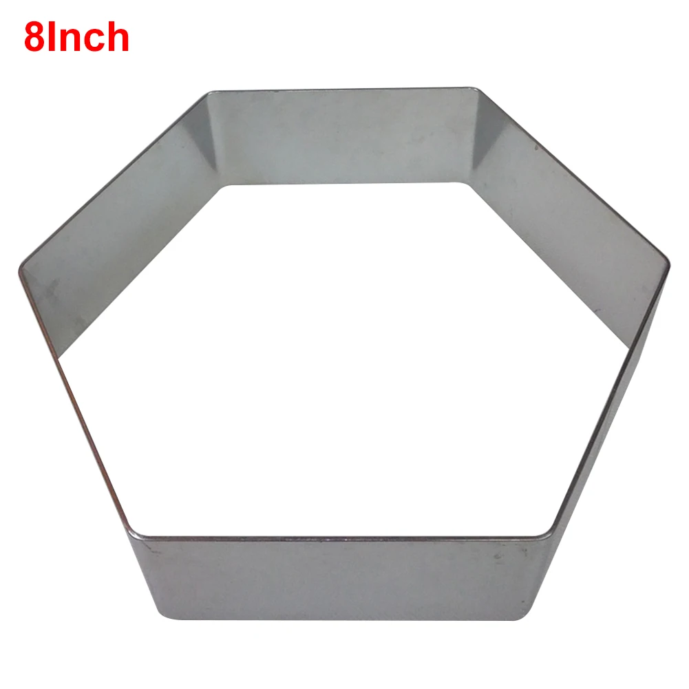 Фондант на день рождения шестигранный DIY нержавеющая сталь торт плесень вечерние