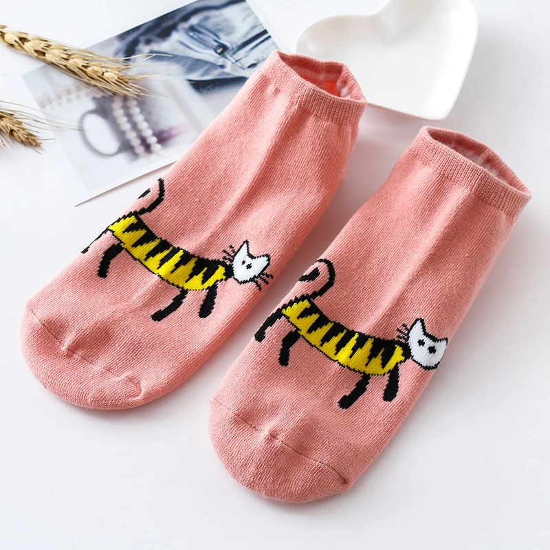 Креативные модные носки высокого качества Harajuku Kawaii Happy женские забавные с