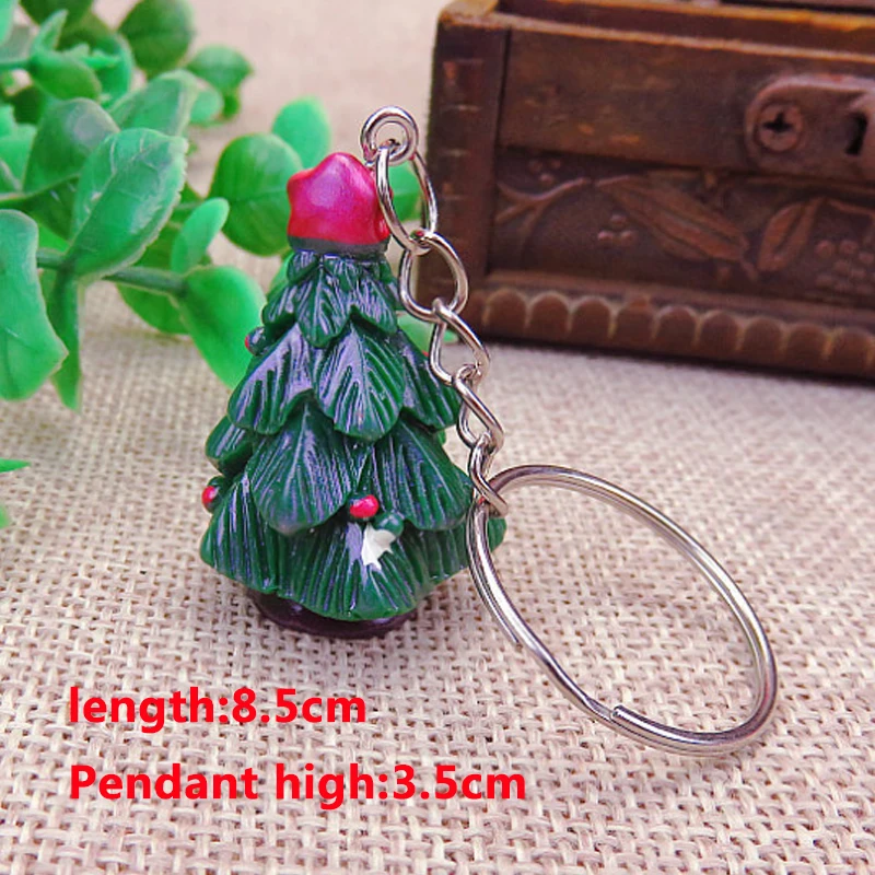 Merry Christmas Decoration Santa Claus Elk Snowman Keychain New Year 2021 Children Gift | Дом и сад