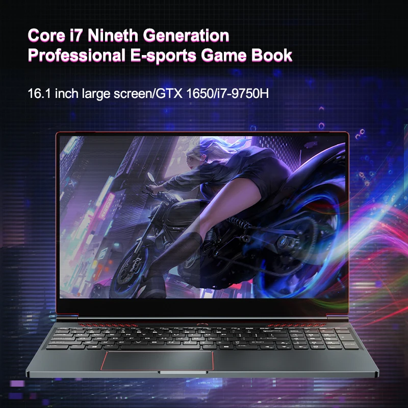 Игровой ноутбук 16 1 дюйма Intel Core i9 8950HK i7 9750H Nvidia GTX 1650 4G ультрабук Windows 10