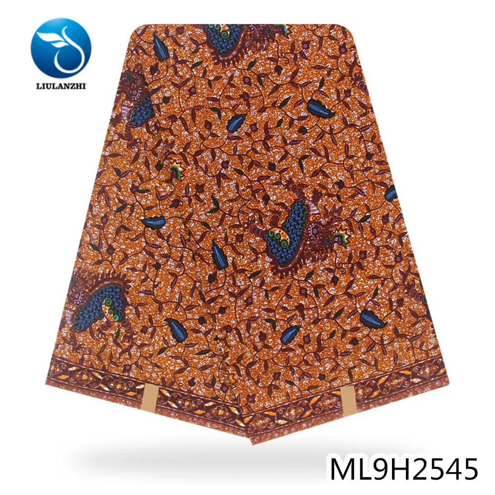 

LIULANZHI Ankara African Wax Prints Fabric veritable real Wax Fabric Wax 100% cotton wax fabric ML9H2537-ML9H2557