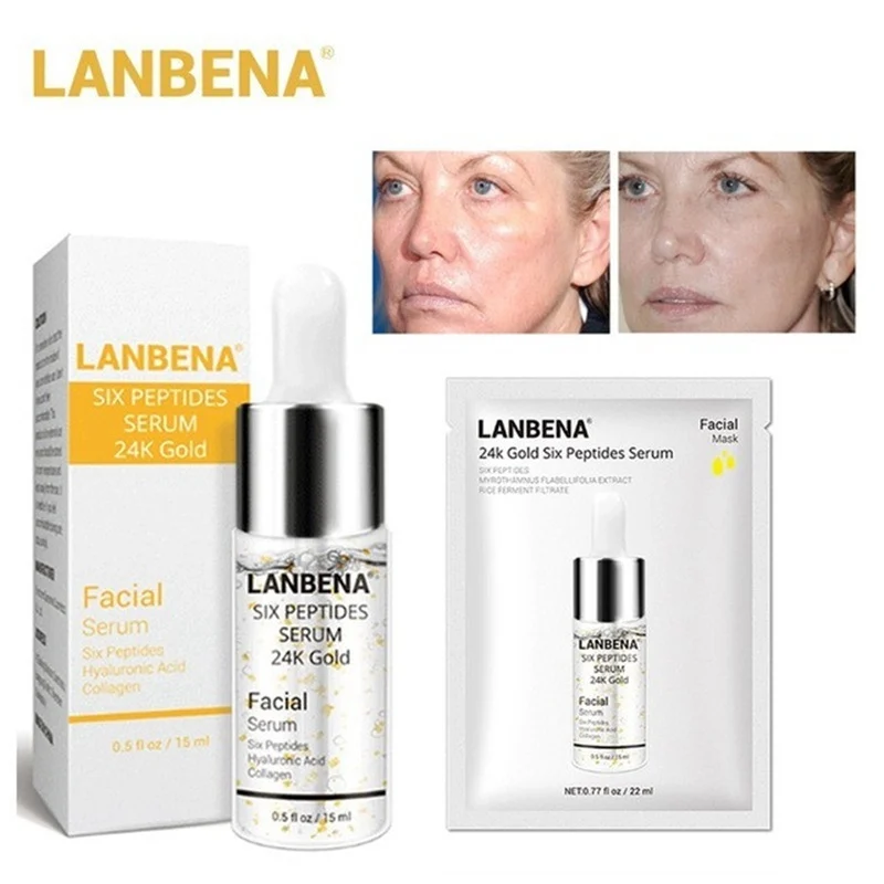 Сыворотка LANBENA маска для лица против старения подтяжка морщин укрепления