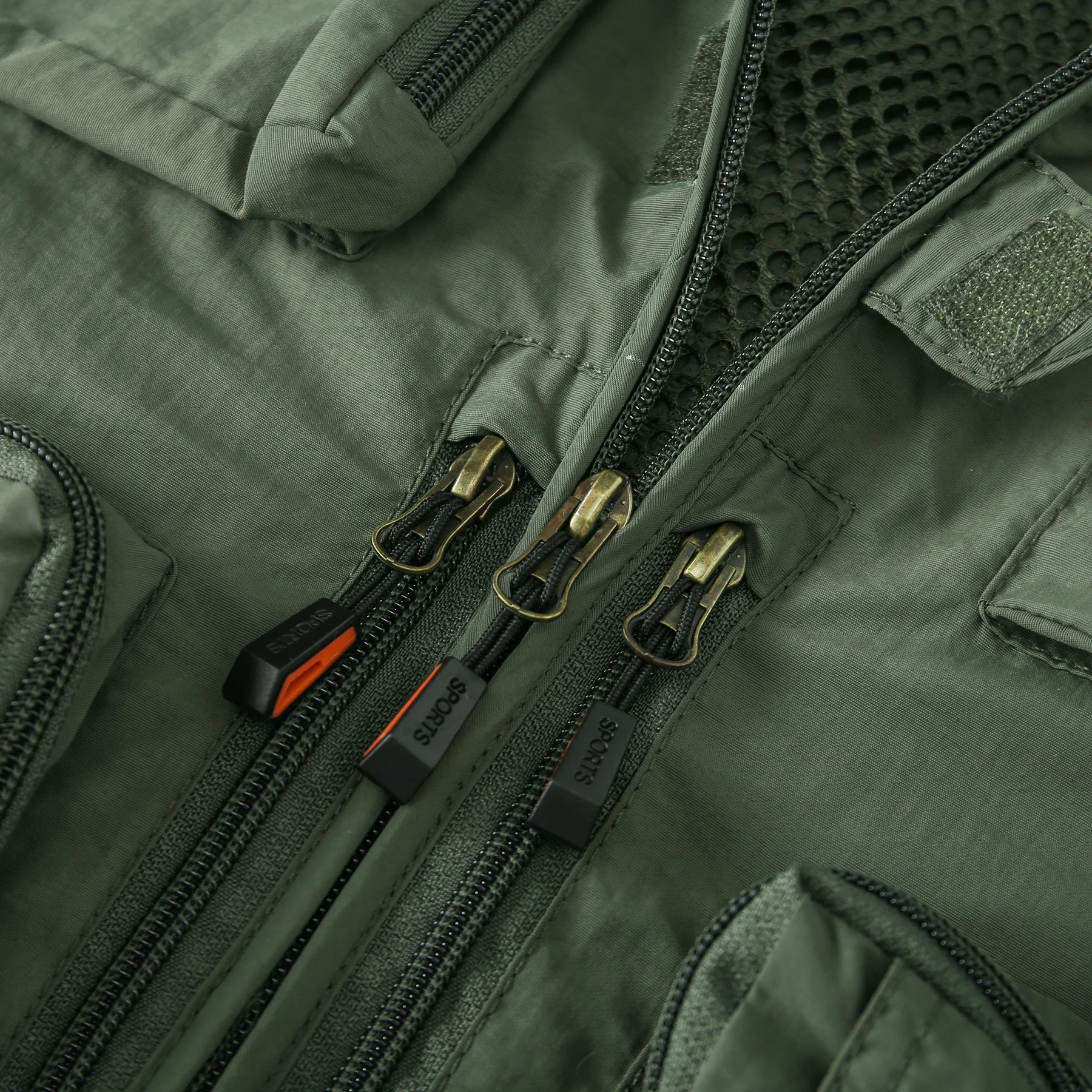 

Men Outdoor Fishing Vests Jacket Quick Dry Breathable Multi-pockets Mesh Jackets Photography Hiking Journalist's Vest Jacket 4XL