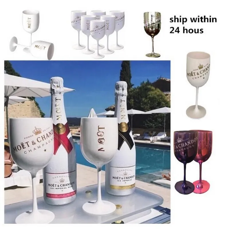 

2pcs Plastic wine PARTY White champagne Coupes Cocktail glass Champagne Flutes wine cup