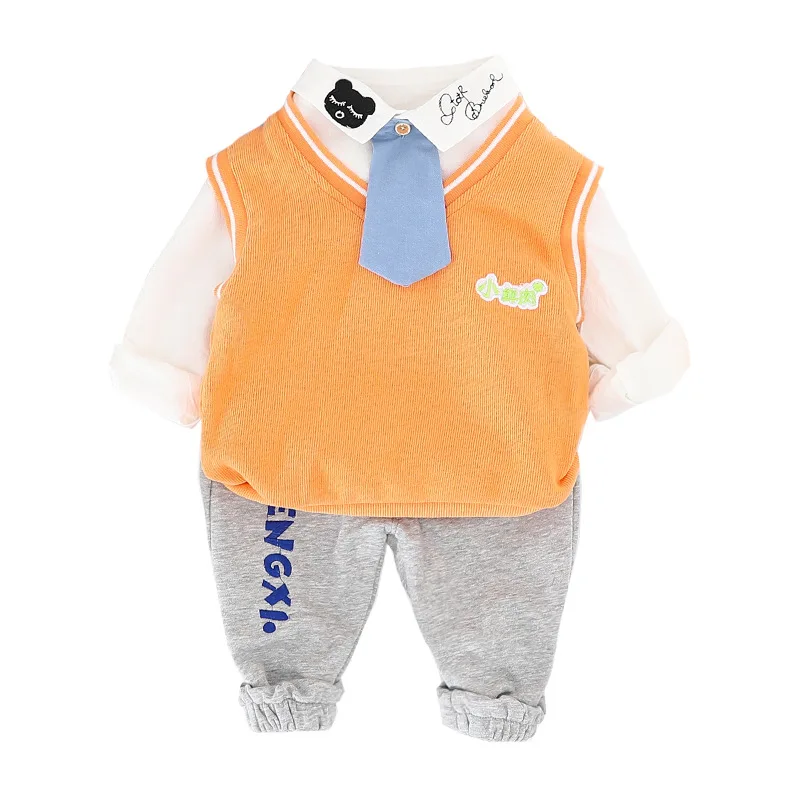 Весна осень модная детская одежда жилет для маленьких мальчиков и девочек