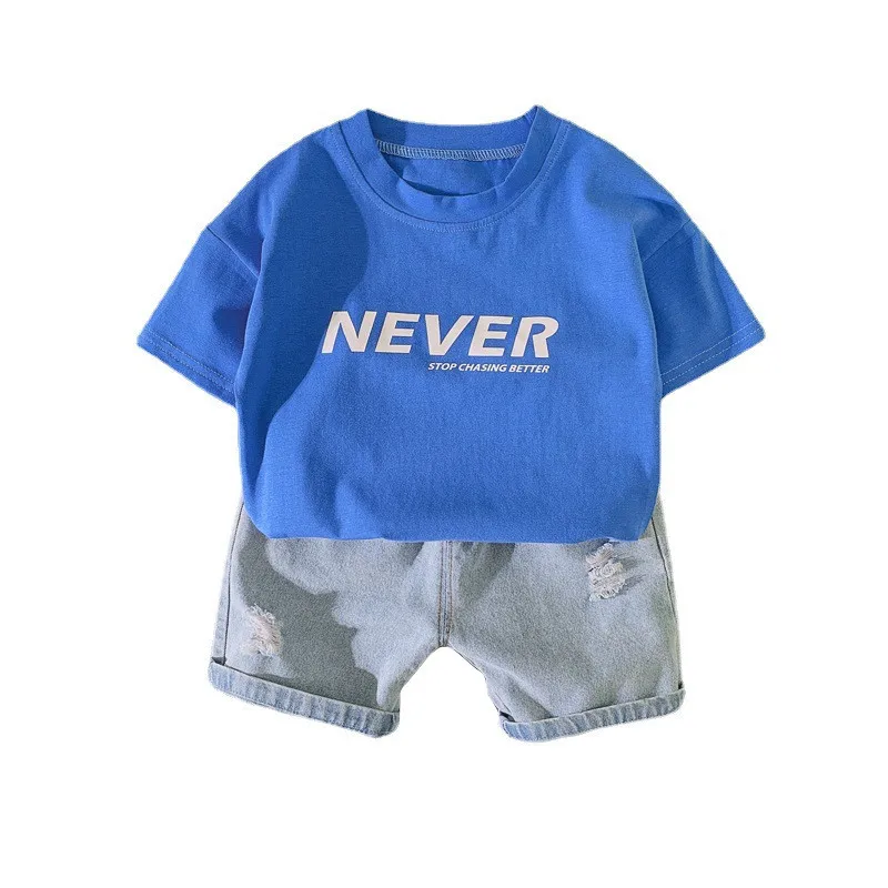 

New Summer Baby Boys Clothes Suit Children Girls Cotton Casual T-Shirt Shorts 2Pcs/Sets Toddler Fashion Clothing Kids Tracksuits