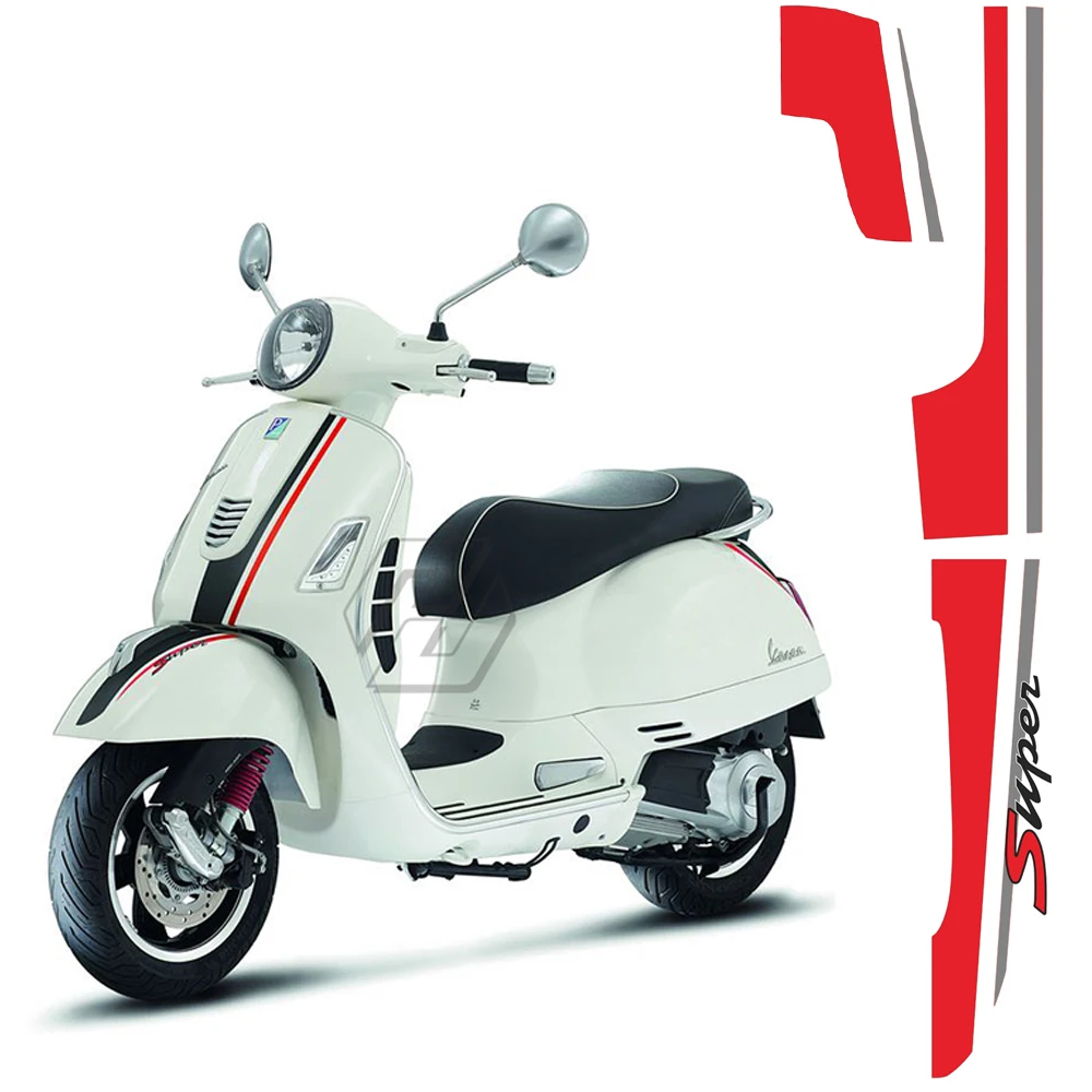 

Набор наклеек для мотоцикла чехол для Vespa GTS 300 Super 2008-2018 и GTV GTS 250 300 300ie