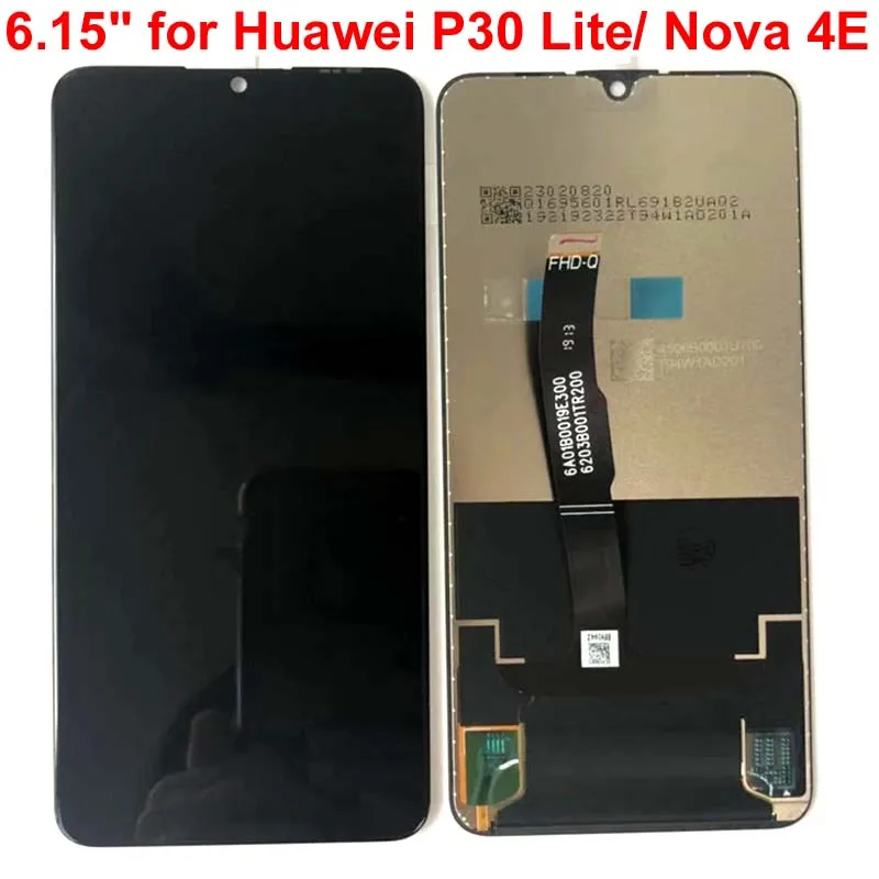 2312*1080 AAA Качество ЖК-дисплей для HUAWEI P30 Lite ЖК-дисплей Экран дисплея для HUAWEI P30 Lite Nova 4e поддержки 10-Touch