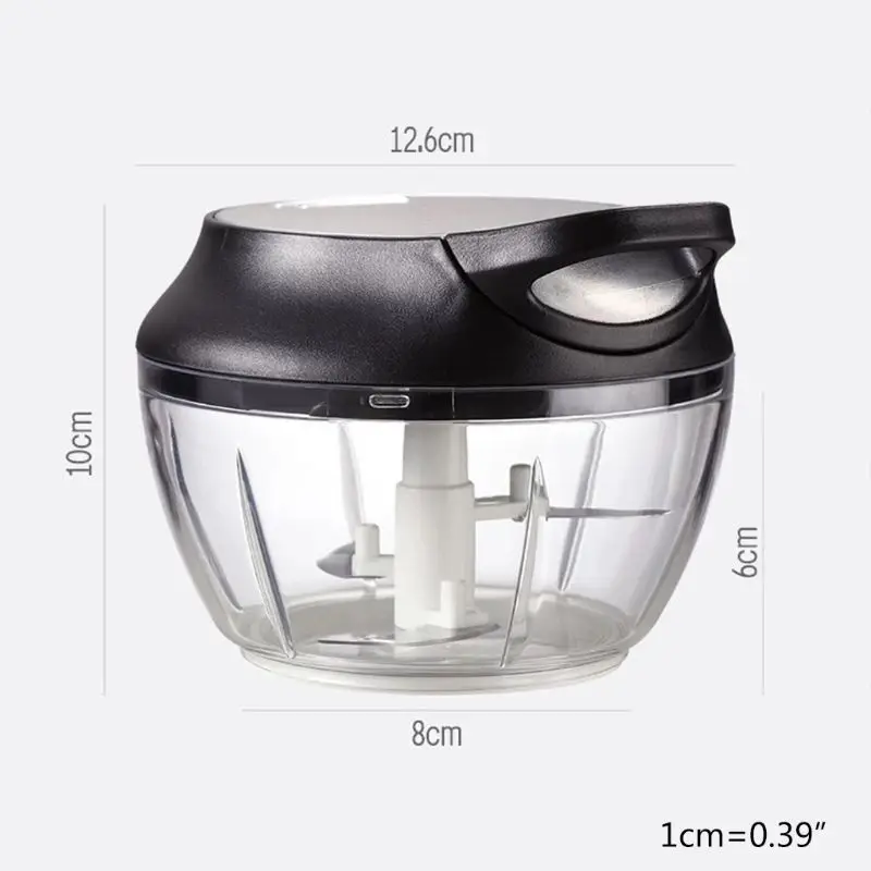 

Manual Garlic Press Mincer Hand Pull Food Processor Kitchen Smasher Grinder Vegetable Chopper for Meat Nuts Pepper