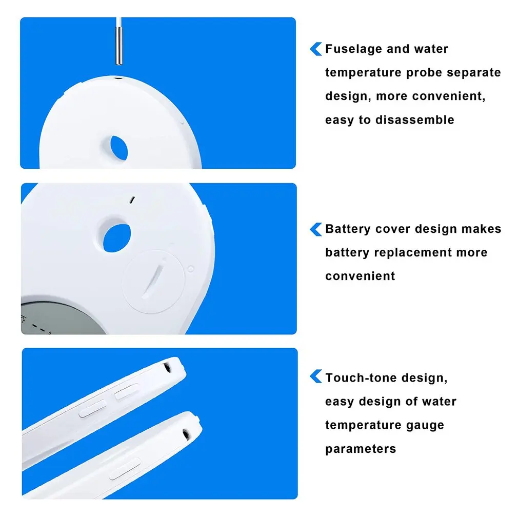 

New LCD Fish Tank Aquarium Thermometer With Alarm Digital Temperature Gauge Hygrometer With Probe For Aquarium Brewing Beer