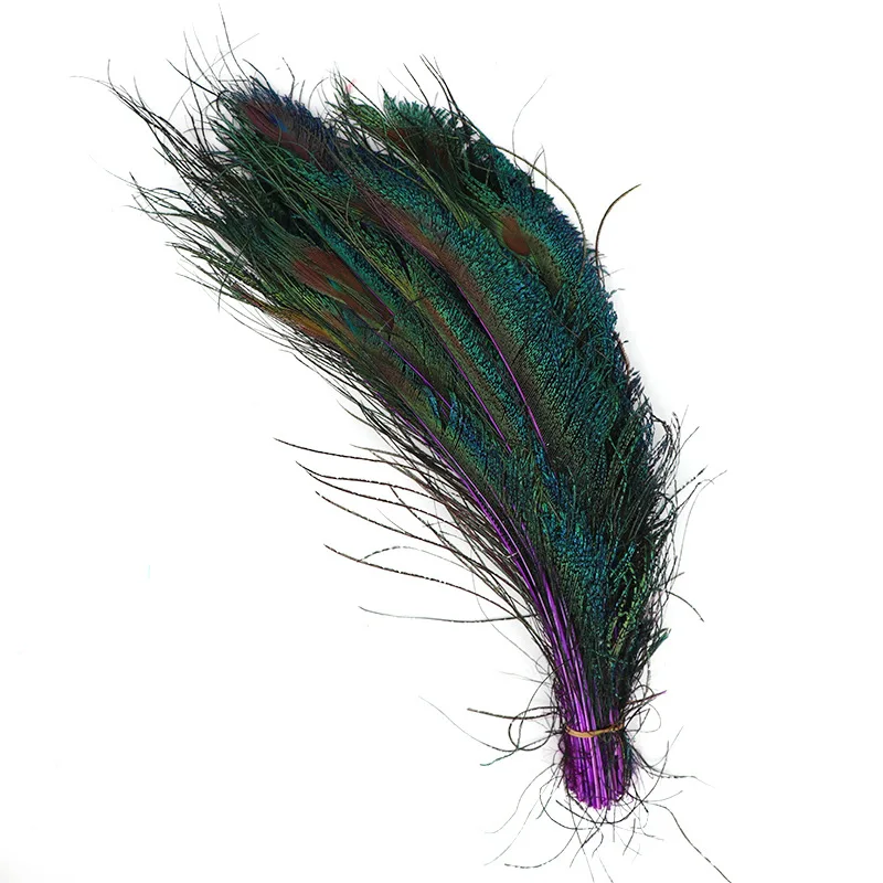 

Wholesale 20pcs/lot High Quality Peacock Feathers Purple 30-35CM /12-14inch Wedding for Jewelry Plumes