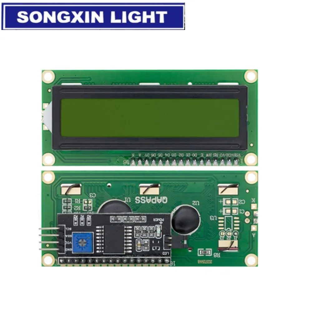 Модуль ЖКД синий зеленый экран IIC/I2C 1602 для Arduino LCD UNO r3 Mega2560 LCD1602 |