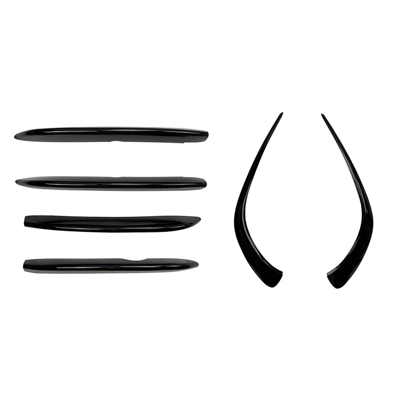 

6 шт., декоративные ленты для передних противотуманных фар Mercedes-Benz C Class CLA C118 CLA200 260 2020-