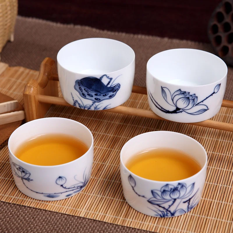 Подлинный чайная чашка Расписанная вручную ручные чашки чай пуэр керамические