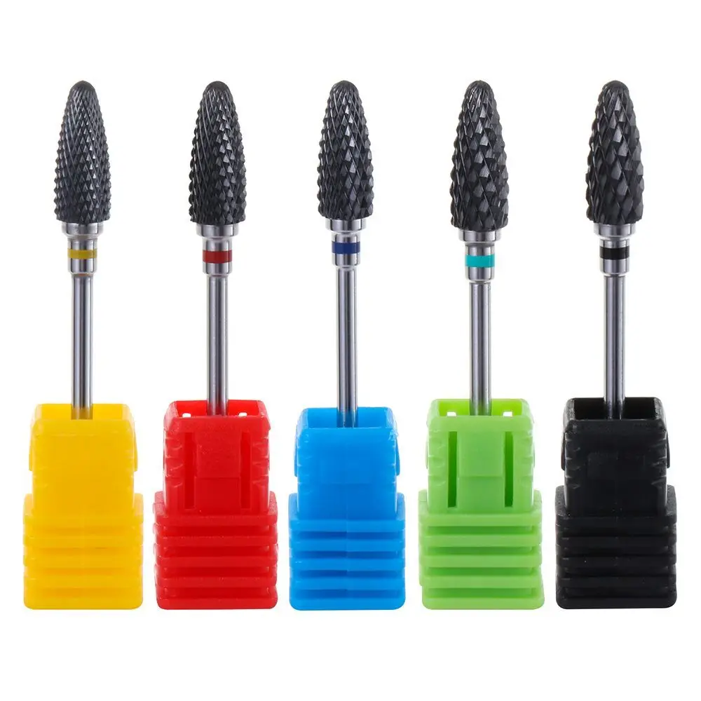 

Tungsten Steel Nail Drill Bits Gel Polish Remove Dead Skin Clean Electric Milling Cutters For Manicure Pedicure Machine Accessor