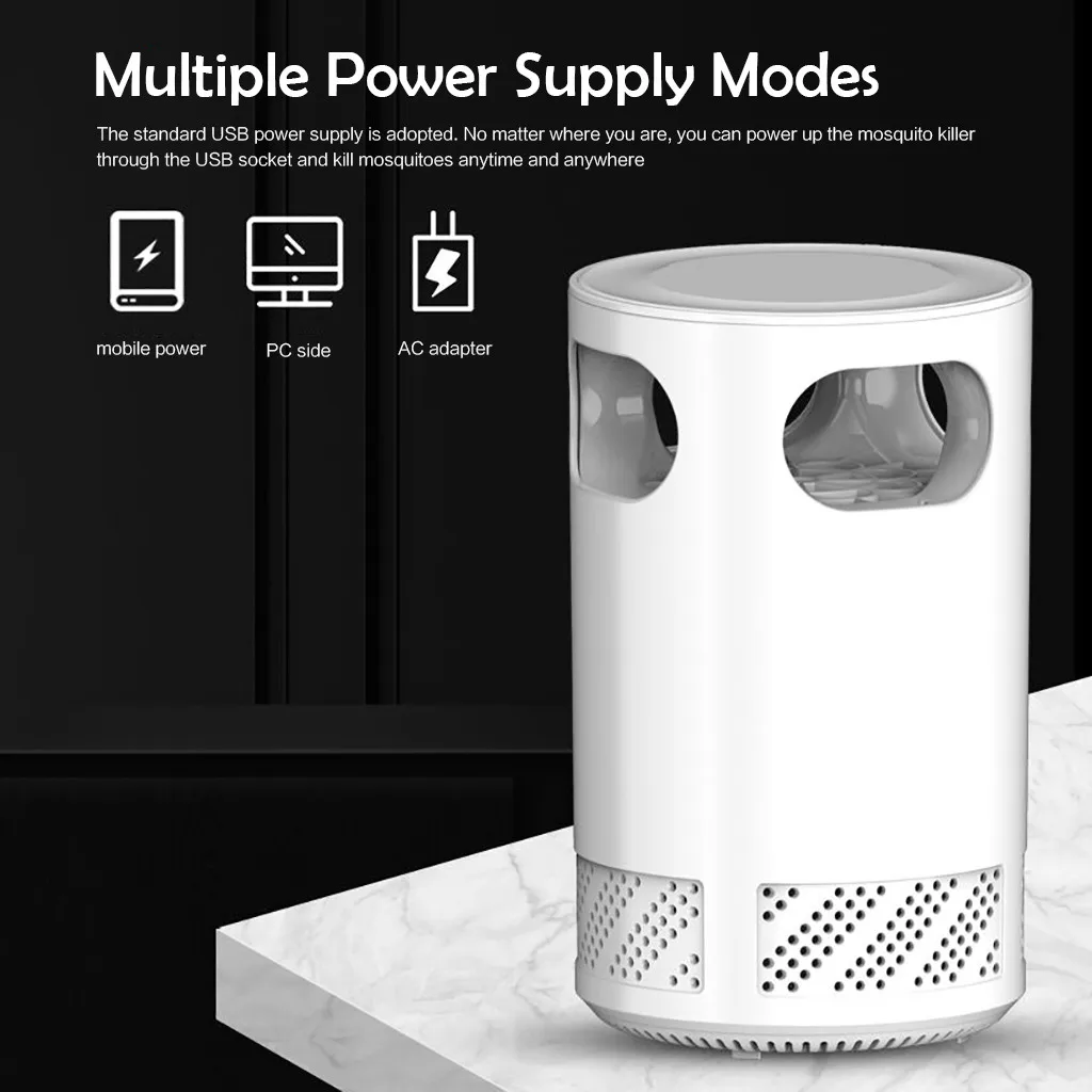 Немой светодиодный комаров насекомых ошибка мух аккуратно вибрирует Zapper убийца